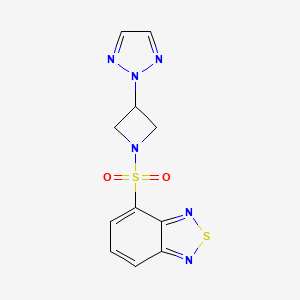 4-((3-(2H-1,2,3-triazol-2-yl)azetidin-1-yl)sulfonyl)benzo[c][1,2,5]thiadiazole