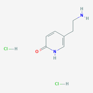 molecular formula C7H12Cl2N2O B2379877 5-(2-Aminoethyl)pyridin-2(1H)-one 2hcl CAS No. 1909309-29-0