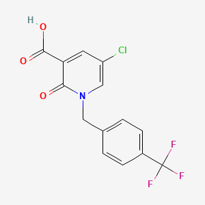 5-Chloro-2-Oxo-1-[4-(Trifluoromethyl)Benzyl]-1,2-Dihydro-3-Pyridinecarboxylic Acid