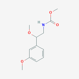 B2379968 Methyl (2-methoxy-2-(3-methoxyphenyl)ethyl)carbamate CAS No. 1797879-10-7