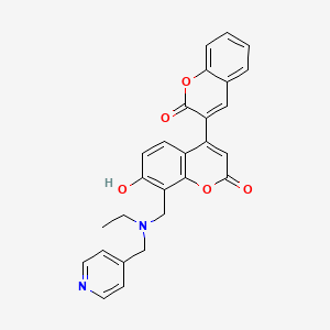 molecular formula C27H22N2O5 B2380225 Spindlactone B 