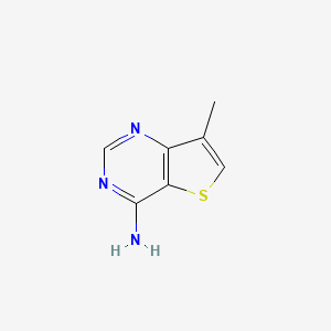 molecular formula C7H7N3S B2380260 7-Methylthieno[3,2-d]pyrimidin-4-amine 