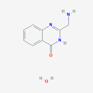 B2380261 2-(Aminomethyl)-4(3H)-quinazolinone hydrate CAS No. 1269288-42-7; 437998-08-8