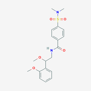 4-(N,N-dimethylsulfamoyl)-N-(2-methoxy-2-(2-methoxyphenyl)ethyl)benzamide