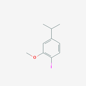 molecular formula C10H13IO B2380306 1-Iodo-4-isopropyl-2-methoxybenzene CAS No. 1240304-64-6
