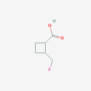 2-(Fluoromethyl)cyclobutane-1-carboxylic acid