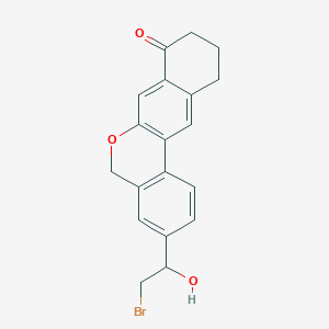 3-(2-Bromo-1-hydroxyethyl)-10,11-dihydro-5H-dibenzo[c,g]chromen-8(9H)-one