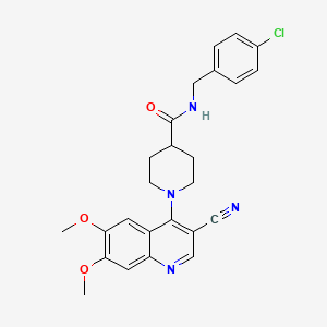 4-(2,3-dihydro-1,4-benzoxazepin-4(5H)-ylcarbonyl)benzonitrile