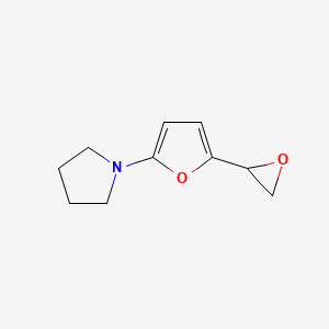 1-[5-(Oxiran-2-yl)furan-2-yl]pyrrolidine
