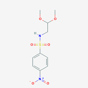 N-(2,2-dimethoxyethyl)-4-nitrobenzenesulfonamide