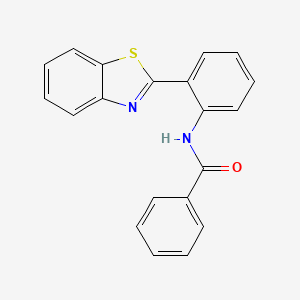 N-[2-(1,3-benzothiazol-2-yl)phenyl]benzamide