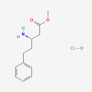 Methyl (S)-3-amino-5-phenylpentanoate hydrochloride