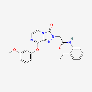 N-(2-ethylphenyl)-2-(8-(3-methoxyphenoxy)-3-oxo-[1,2,4]triazolo[4,3-a]pyrazin-2(3H)-yl)acetamide