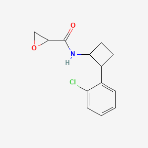N-[2-(2-Chlorophenyl)cyclobutyl]oxirane-2-carboxamide