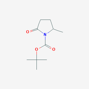 molecular formula C10H17NO3 B2381030 tert-butyl 2-methyl-5-oxopyrrolidine-1-carboxylate CAS No. 128372-77-0