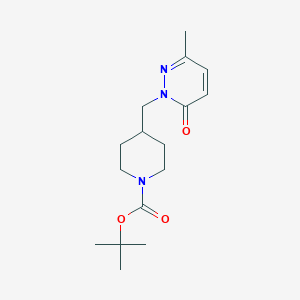 B2381031 Tert-butyl 4-[(3-methyl-6-oxopyridazin-1-yl)methyl]piperidine-1-carboxylate CAS No. 2379976-87-9