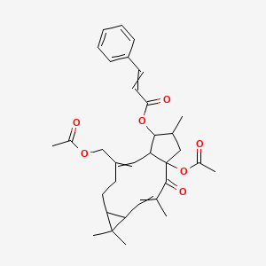 molecular formula C33H40O7 B2381040 Euphorbia factor L7a 