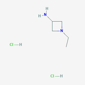 molecular formula C5H14Cl2N2 B2381190 1-ethylazetidin-3-amine dihydrochloride CAS No. 1955515-46-4