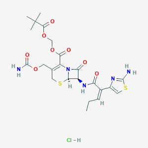 molecular formula C23H30ClN5O8S2 B023812 Flomox CAS No. 147816-23-7