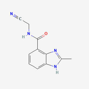 N-(Cyanomethyl)-2-methyl-1H-benzimidazole-4-carboxamide
