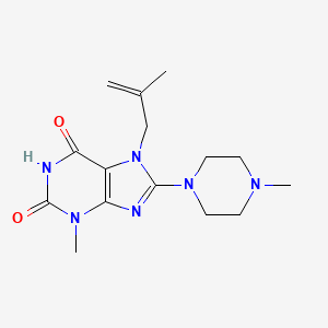 3-methyl-7-(2-methylallyl)-8-(4-methylpiperazin-1-yl)-1H-purine-2,6(3H,7H)-dione
