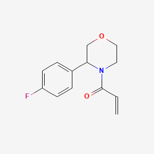 1-[3-(4-Fluorophenyl)morpholin-4-yl]prop-2-en-1-one