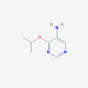 molecular formula C7H11N3O B2381350 4-Isopropoxypyrimidin-5-amine CAS No. 1443291-30-2