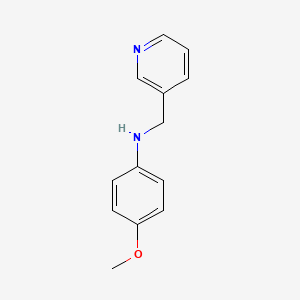 molecular formula C13H14N2O B2381384 4-methoxy-N-(pyridin-3-ylmethyl)aniline CAS No. 300347-33-5