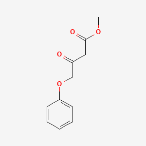 molecular formula C11H12O4 B2381493 3-Oxo-4-phenoxy-butyric acid methyl ester CAS No. 77869-30-8
