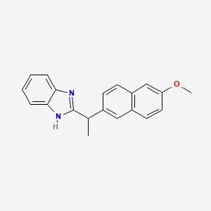 2-[1-(6-Methoxy-2-naphthyl)ethyl]-1H-benzimidazole