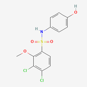 3,4-Dichloro-N-(4-hydroxyphenyl)-2-methoxybenzenesulfonamide