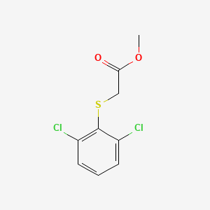molecular formula C9H8Cl2O2S B2381786 Methyl 2-(2,6-dichlorophenyl)sulfanylacetate CAS No. 1097167-77-5