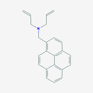 molecular formula C23H21N B2382057 Bis(prop-2-en-1-yl)(pyren-1-ylmethyl)amine CAS No. 102592-39-2