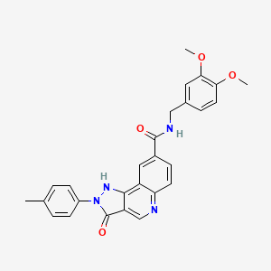 N-(2-ethoxyphenyl)-1-(4-methylpyrrolo[1,2-d][1,2,4]triazin-1-yl)piperidine-4-carboxamide