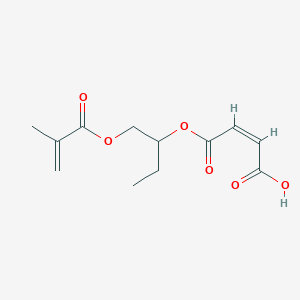 molecular formula C8H5Cl2NS B238228 1-(Methacryloyloxymethyl)propyl hydrogen maleate CAS No. 130007-48-6