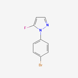 molecular formula C9H6BrFN2 B2382504 1-(4-bromophenyl)-5-fluoro-1H-pyrazole CAS No. 1784989-21-4