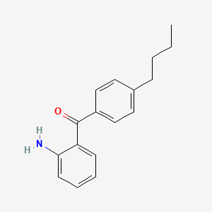 molecular formula C17H19NO B2382525 2-(4-Butylbenzoyl)aniline CAS No. 1225788-86-2