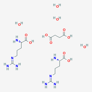 DL-Arginine, butanedioate (2:1), tetrahydrate