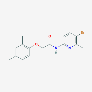 N-(5-bromo-6-methylpyridin-2-yl)-2-(2,4-dimethylphenoxy)acetamide