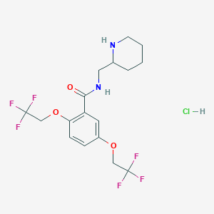 molecular formula C17H21ClF6N2O3 B2382610 Flecainide hydrochloride 