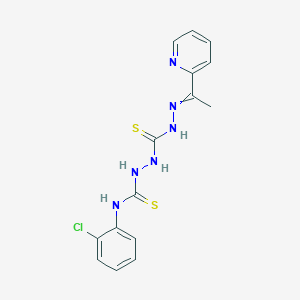 1-(2-chlorophenyl)-3-[[(E)-1-(2-pyridyl)ethylideneamino]carbamothioylamino]thiourea