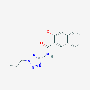 3-methoxy-N-(2-propyl-2H-tetraazol-5-yl)-2-naphthamide