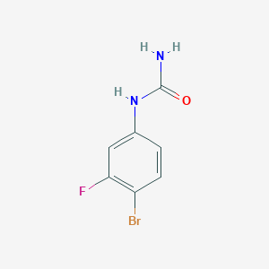 molecular formula C7H6BrFN2O B2382741 (4-Bromo-3-fluorophenyl)urea CAS No. 1376009-84-5