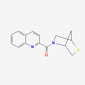 2-Thia-5-azabicyclo[2.2.1]heptan-5-yl(quinolin-2-yl)methanone