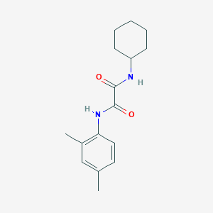 B2382819 N-cyclohexyl-N'-(2,4-dimethylphenyl)oxamide CAS No. 898360-45-7
