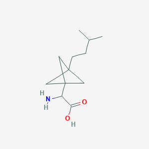 2-Amino-2-[3-(3-methylbutyl)-1-bicyclo[1.1.1]pentanyl]acetic acid