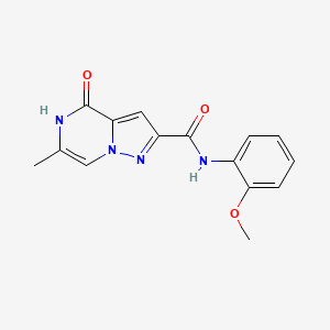 N-(2-methoxyphenyl)-6-methyl-4-oxo-4,5-dihydropyrazolo[1,5-a]pyrazine-2-carboxamide