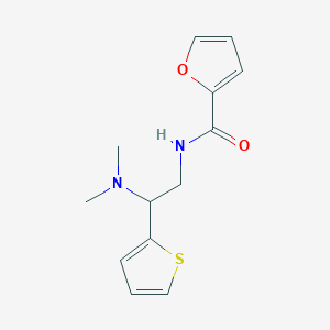 N-[2-(dimethylamino)-2-(thiophen-2-yl)ethyl]furan-2-carboxamide