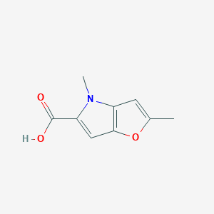 2,4-Dimethyl-4H-furo[3,2-b]pyrrole-5-carboxylic acid