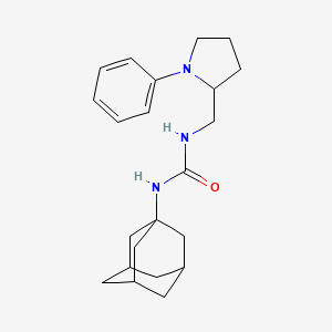 1-((3s,5s,7s)-Adamantan-1-yl)-3-((1-phenylpyrrolidin-2-yl)methyl)urea